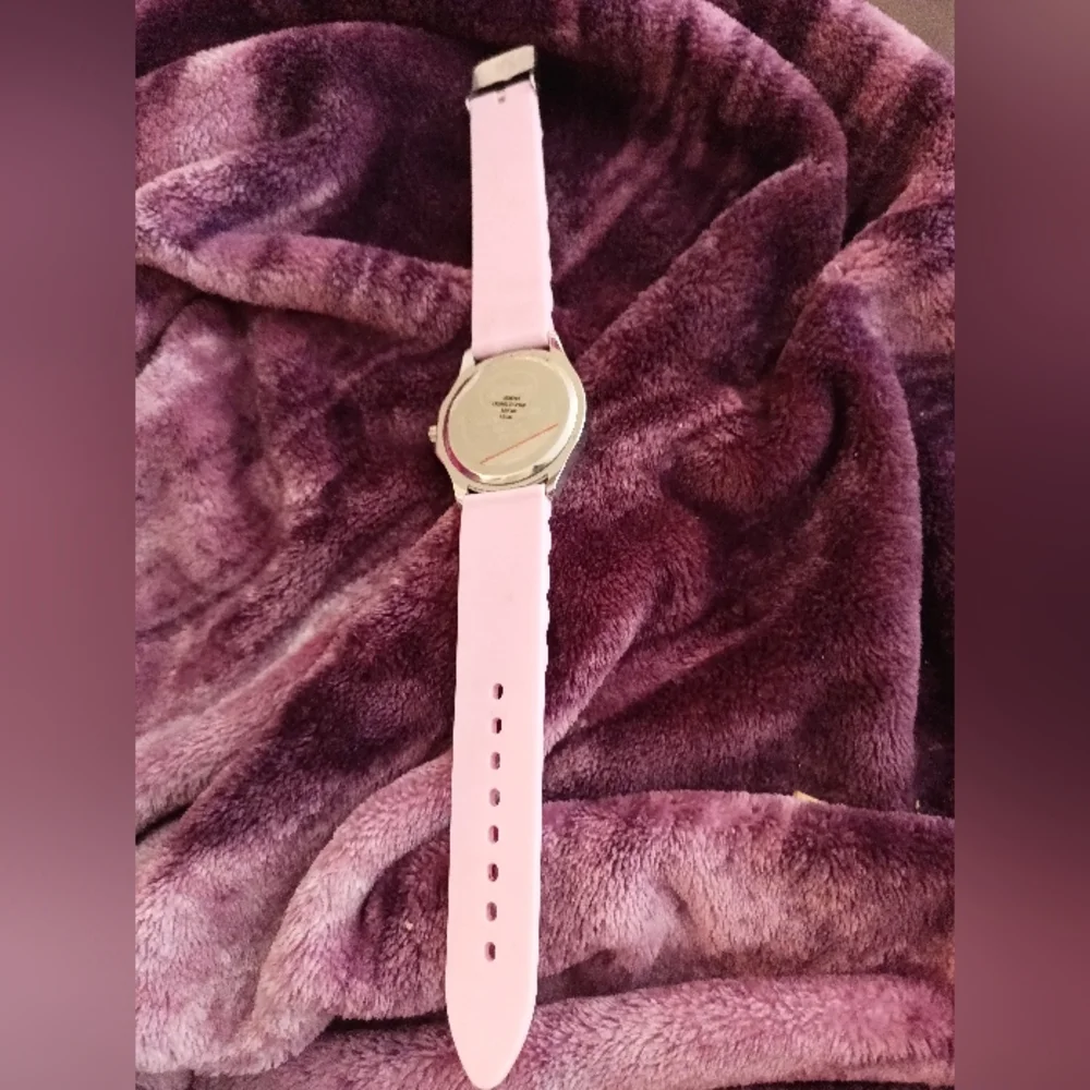 Disney Minnie Mouse silicone pink women's watch